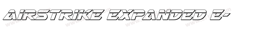 Airstrike Expanded E字体转换